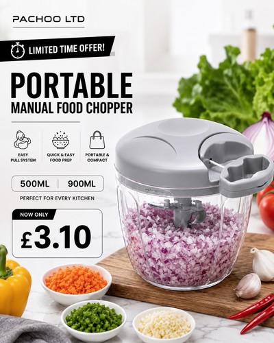 Manual food chopper vegetable - chopper,
