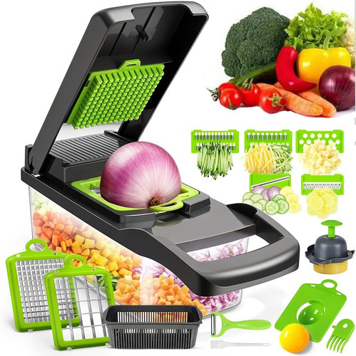 Vegetable chopper - 16-in-1,